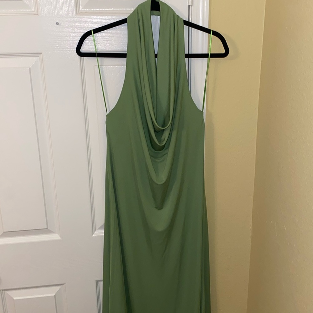 Halter flowy dress